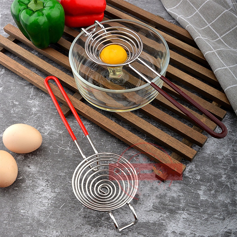 Dụng Cụ Tách Lòng Đỏ Trứng Hình Xoắn Ốc Bằng Thép Không Gỉ