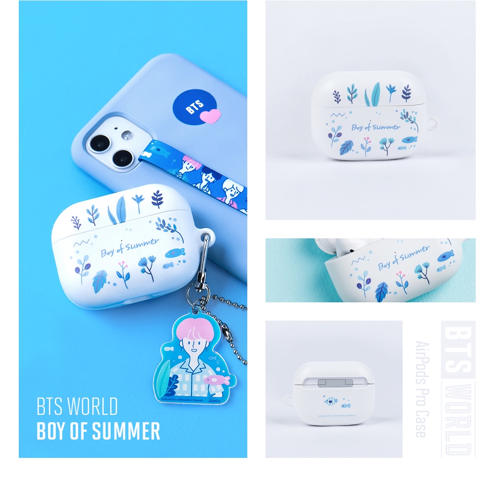 Ốp Bảo Vệ Hộp Đựng Tai Nghe AirPods Pro Hình BTS Xinh Xắn
