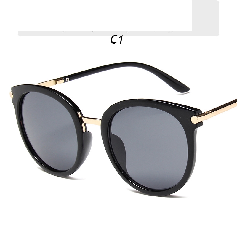 Kính Mát Gọng Tròn Chống Tia Uv400 Thời Trang Cho Nữ