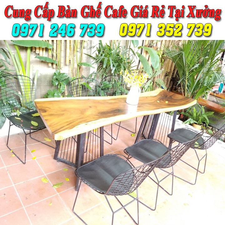 Bàn ghế sắt cafe sân vườn giá rẻ