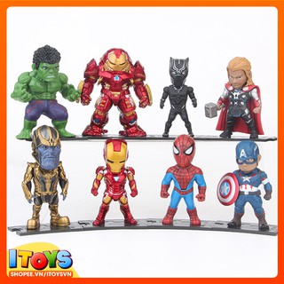 Mô hình 8 nhân vật Marvel trưng bày tuyệt đẹp - ITOYS