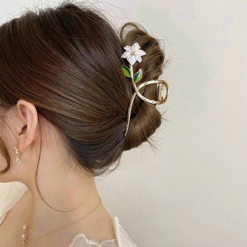 Kẹp TóC HìNh Hoa HồNg ThờI Trang Cho Nữ