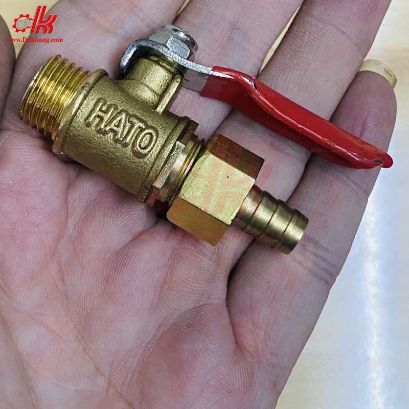 Van bi tay gạt đồng ren 13mm
