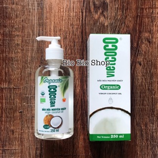 Dầu dừa hữu cơ ép lạnh Vietcoco - dầu dừa thơm ngon số 1 Việt Nam - sạch đạt chuẩn châu Âu
