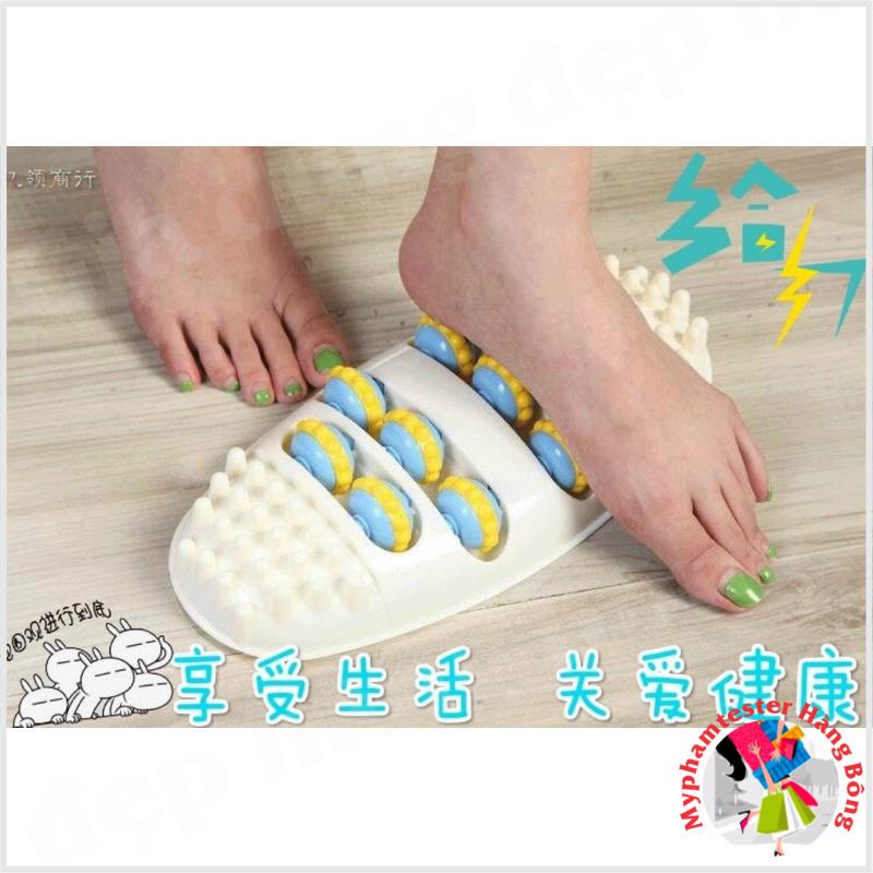 (SIÊU RẺ) Dụng cụ masage chân con lăn