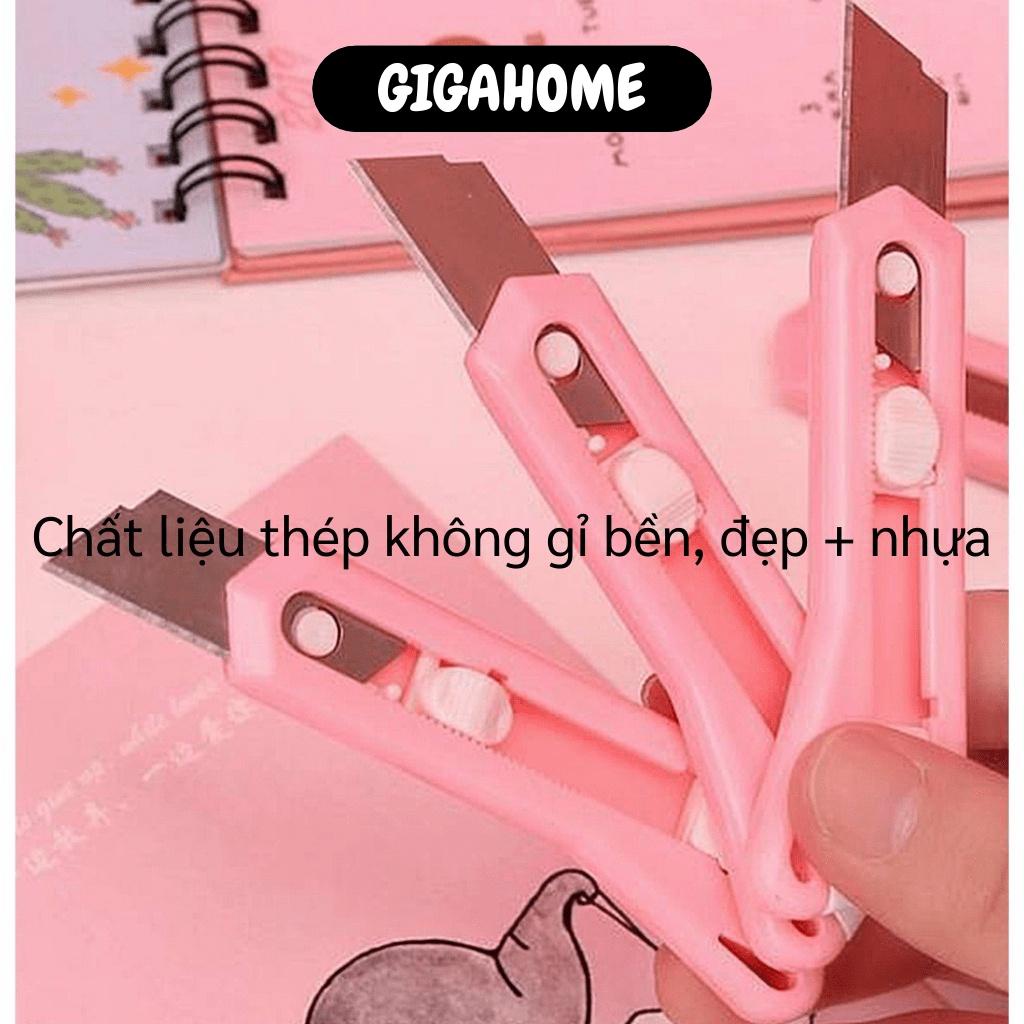 Dao Rọc Giấy GIGAHOME Dao Cắt Giấy Mini Nhiều Màu Sắc Dễ Thương 4975