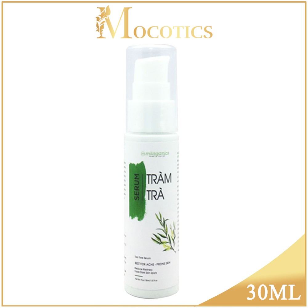 Serum Tràm Trà Giảm Mụn Làm Mờ Vết Thâm 30ml - Thương hiệu Milaganics