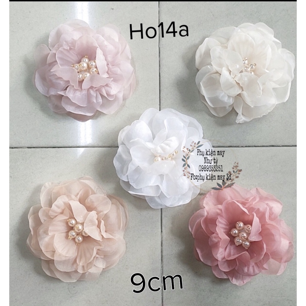 Hoa von mẫu đơn 9cm có 11 màu cho khách yêu lựa chọn