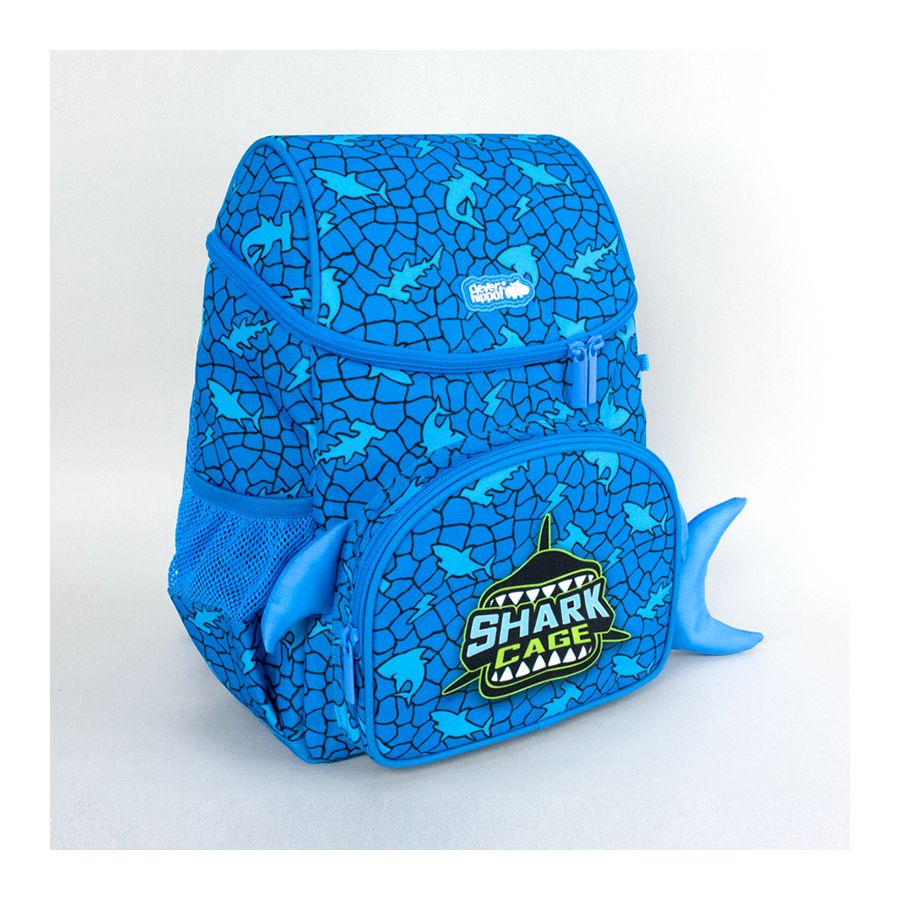 Balo Học Sinh Clever Hippo Hoodie Shark Cage BS3103