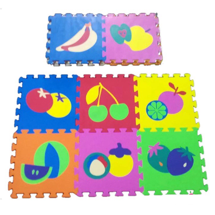 MT - Thảm xốp lót sàn hình hoa quả cho bé - 10 miếng