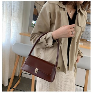 Túi Kẹp Nách Túi Đeo Vai Basic Size Nhỏ Xinh Da PU