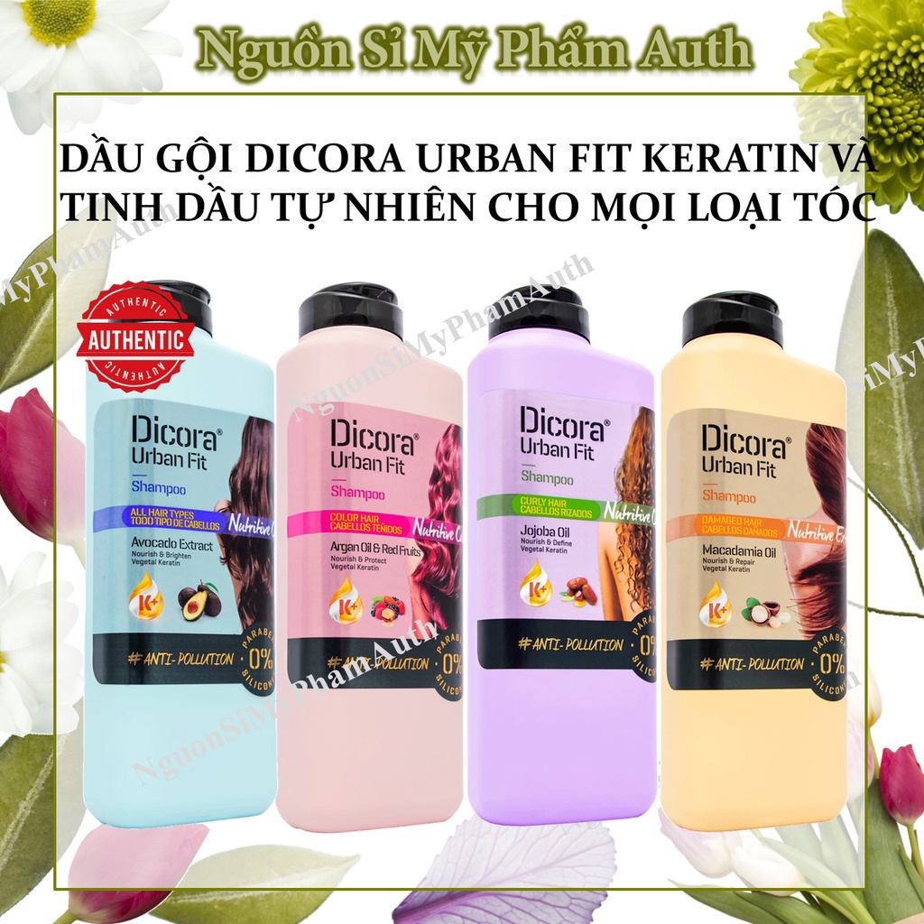 Dầu gội Dicora urban Fit đủ loại