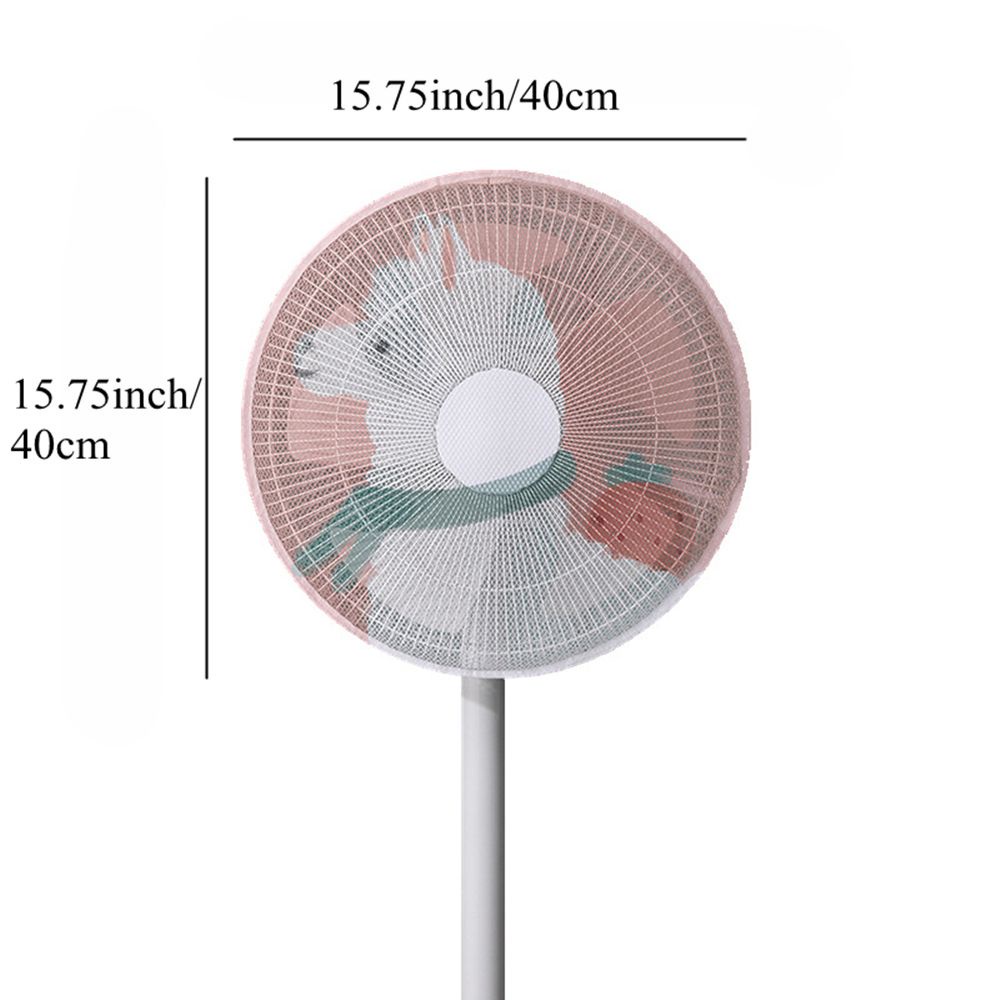 Vỏ bọc lưới bảo vệ đầu quạt chống bụi họa tiết hoạt hình dễ thương