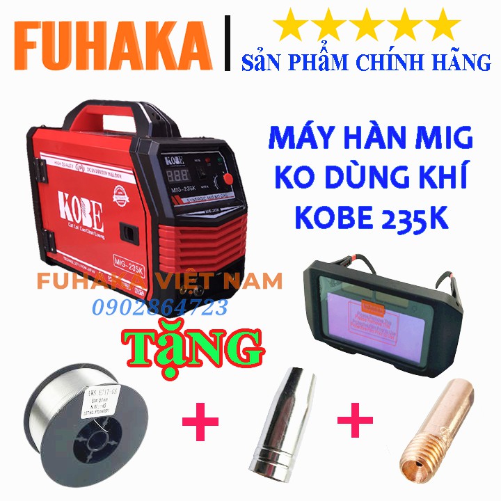 Máy hàn mig ko dùng khí KOBE 235 | 2 chức năng | ai cũng thành thợ hàn