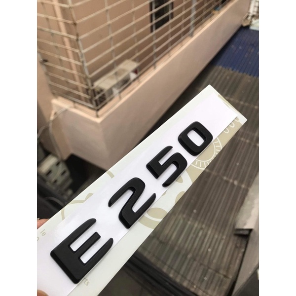 Chữ E250 amg , Logo E250 amg , Tem E250 amg