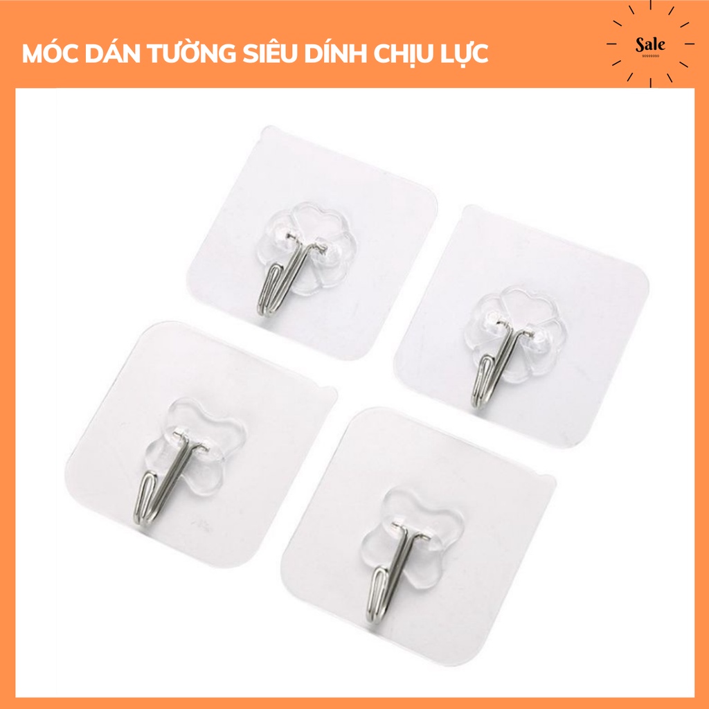 Combo 5 Móc dán tường siêu dính chịu lực