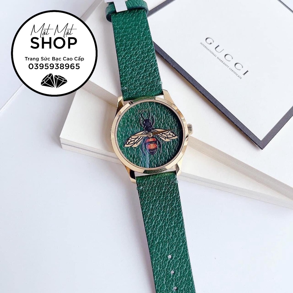 Gucci Ong màu xanh lá hàng hiếm