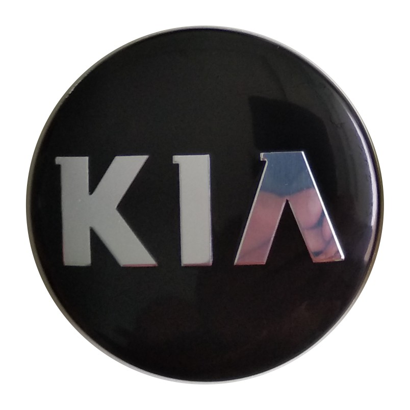 Logo chân gài chụp mâm bánh xe Ô tô dùng cho xe KIA Morning, Picanto, Cerato, Rio, Carens, Sorento, Sedona, Rondo, K3