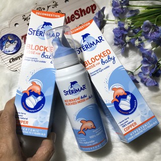 Date 03/27 Xịt muối biển cá heo Sterimar Pháp 100ml (loại màu cam)