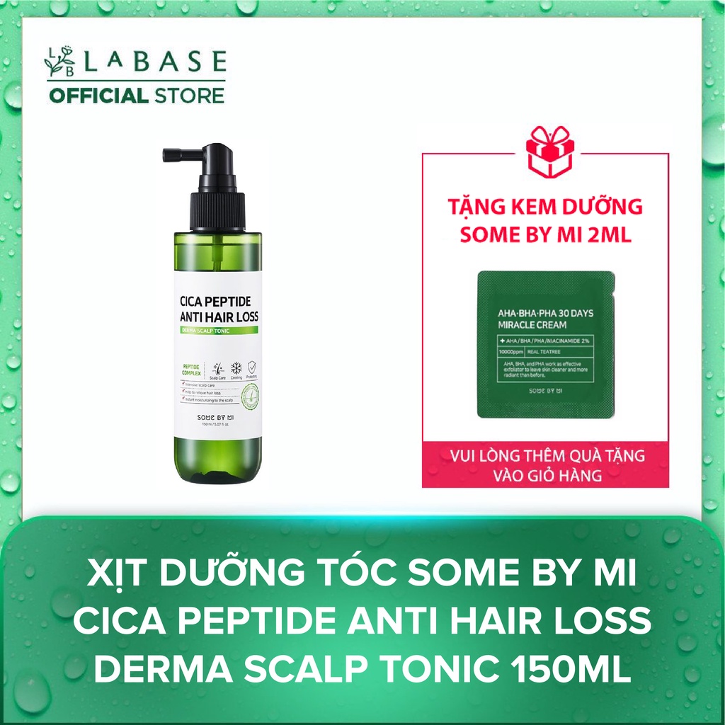 Xịt dưỡng giảm rụng tóc Some By Mi Cica Peptide Anti Hair Loss Derma Scalp Tonic 150ml
