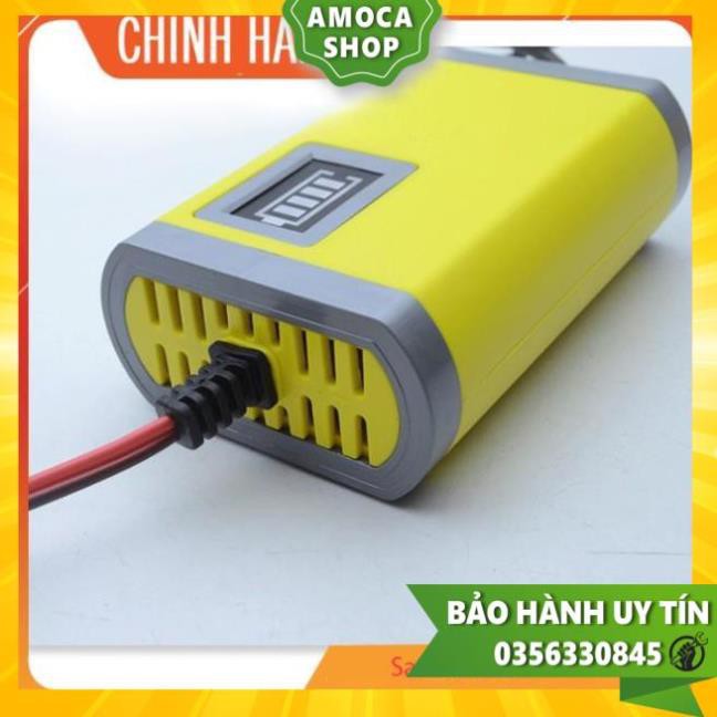 [ TRỢ SHIP] Bộ sạc acquy 12V-2A thông minh cao cấp , Bộ nạp ác quy tự ngắt Sạc Nhanh Chính xác [ CÓ VIDEO]