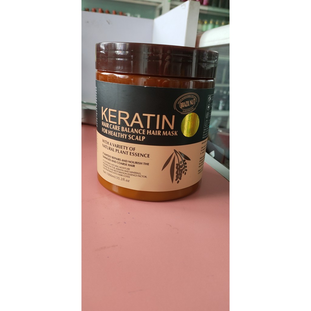 Hấp Ủ Tóc Keratin Nâu,tím