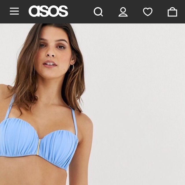 [CHÍNH HÃNG] Thanh lý Áo Bikini Asos Dorina Fiji Bandeau