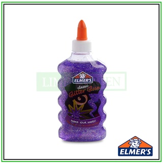Keo dán kim tuyến Elmer's Glitter Glue 177ml - Màu tím