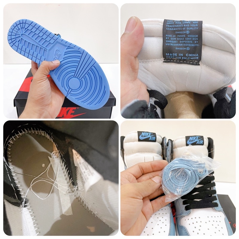 Giày sneaker Jordan High University Da phấn - BẢN ĐẸP FULLBOX KÈM 1 DÂY PHỤ