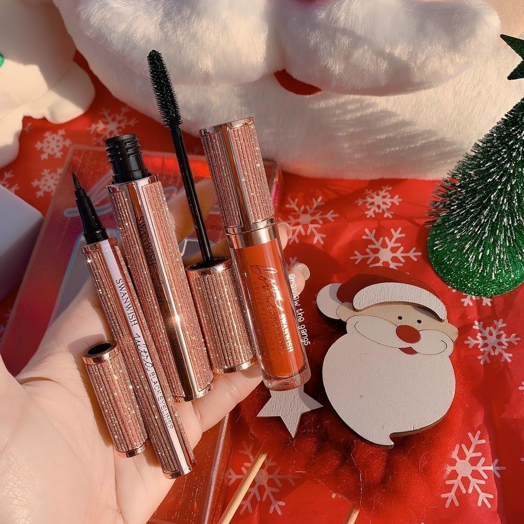 [HCM]Set Swanwish Love Dream Star gồm 3 Món Son kem - Mascara - kẻ mắt | BigBuy360 - bigbuy360.vn