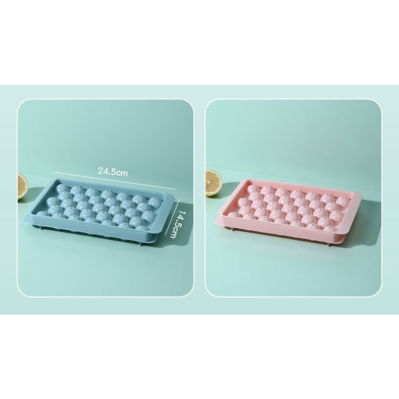 Khay Đá Viên Hình Tròn Round Ice Cube Tray