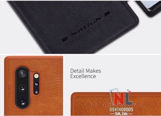 Bao da Nillkin Qin cho Samsung Note 10 pro/ Note 10 5G/ Note 10 plus