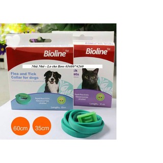 VÒNG CỔ CHỐNG RẬN, VE, BỌ CHÉT CHO CHÓ MÈO BIOLINE