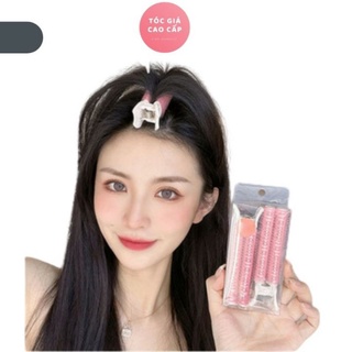 Lô uốn mái thưa, Kẹp phồng chân tóc