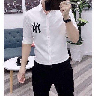 Áo sơ mi nam Hàn Quốc mẫu mới hoạ tiết in cao cấp cực chất ASMDBP029