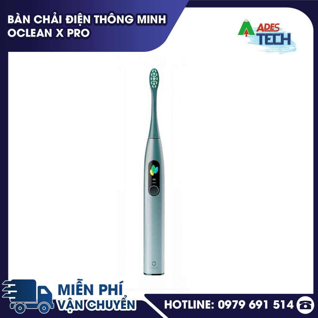Bàn chải Điện Thông Minh Tích Hợp Màn Hình Cảm Ứng Oclean X Pro - Bảo hành 3 tháng - Chống Nước IPX7