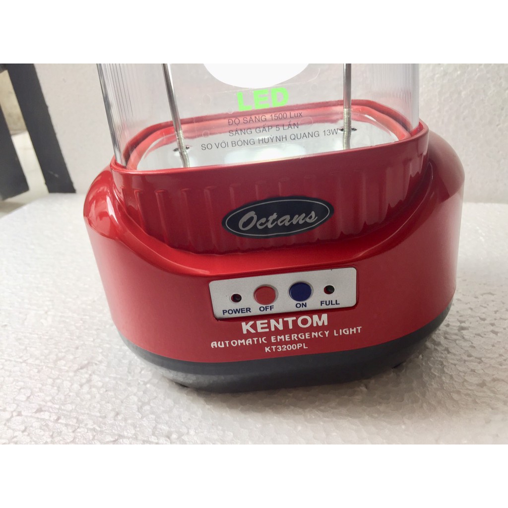 Đèn sạc chiếu sáng khẩn cấp Kentom KT 3200PL  bóng led