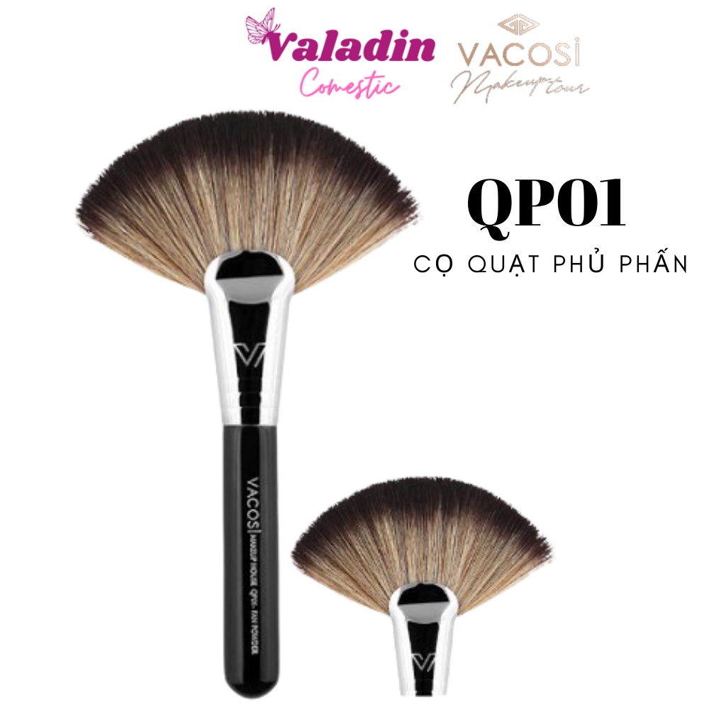 Cọ quạt phủ trang điểm Vacosi Pro QP01