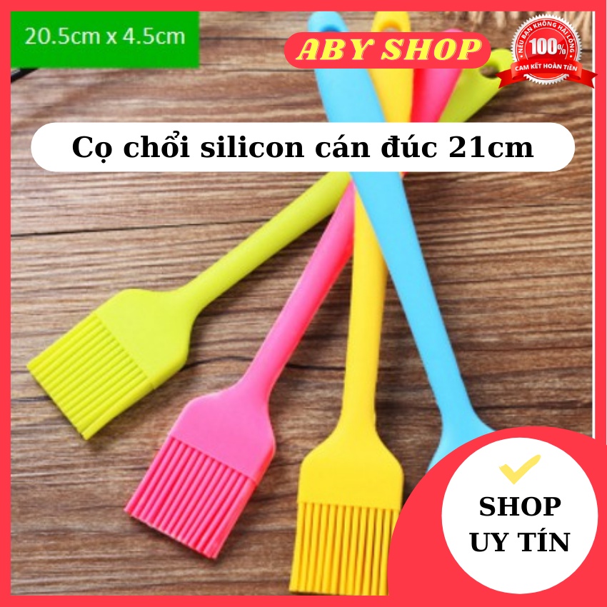 Cọ chổi silicon cán đúc MẪU MỚI chổi cỏ silicon chuyên dụng để quét dầu