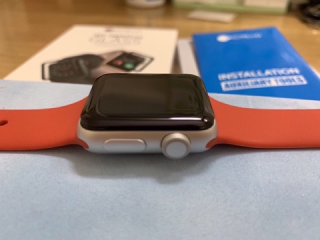 🌟CHÍNH HÃNG COTEETCI 🌟Dán Cường Lực Apple Watch Series 1 2 3 4 5 6 se 4D Size 38mm / 40mm / 42mm /  44mm