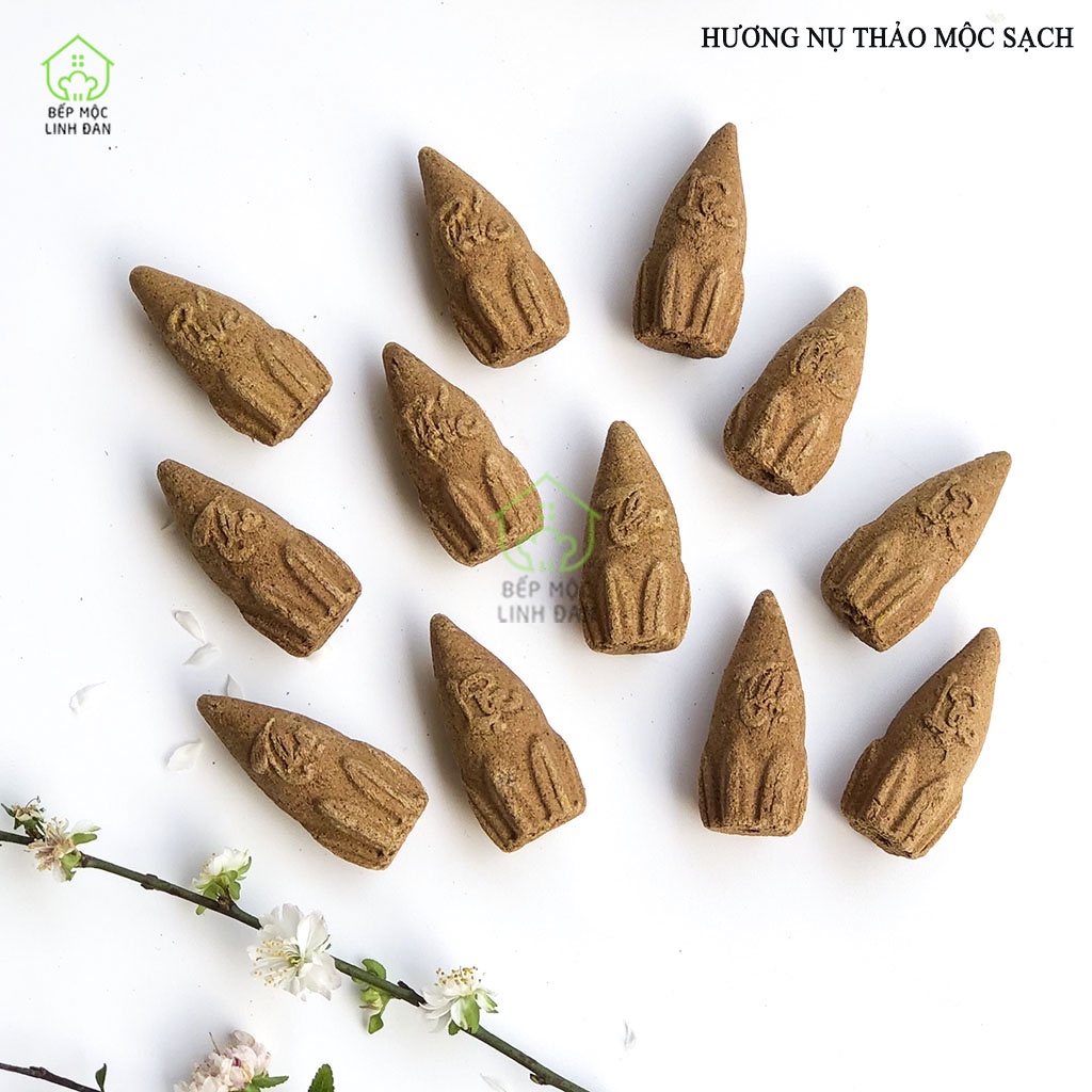 Nhang Nụ Búp Sen Thảo Mộc Nguyên Chất HAHANCO  Hương Thơm Dịu Nhẹ