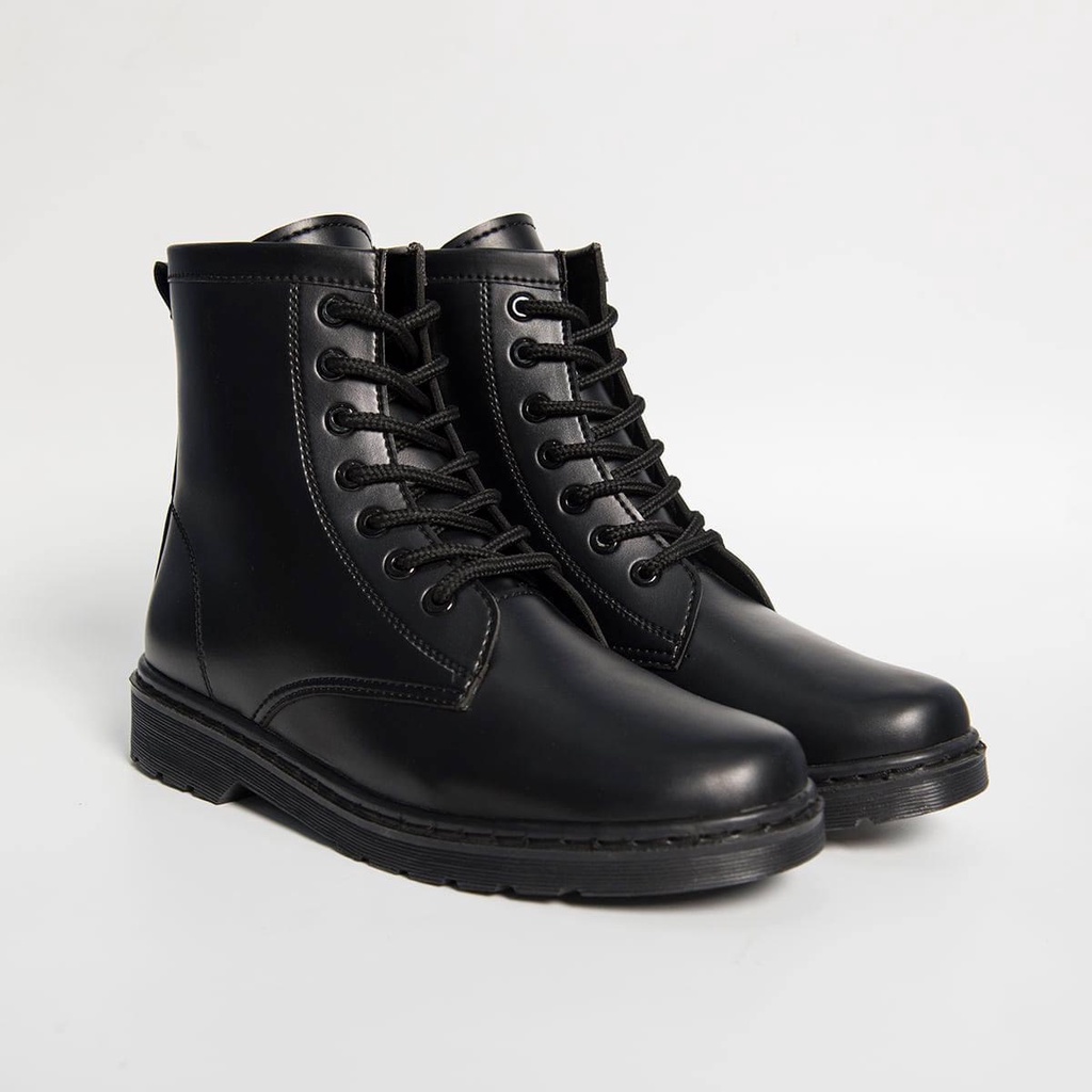 Giày boots nam cao cấp màu đen, giày nam sneakers cổ cao, Giày Boot Nam Màu Đen Martin | BigBuy360 - bigbuy360.vn