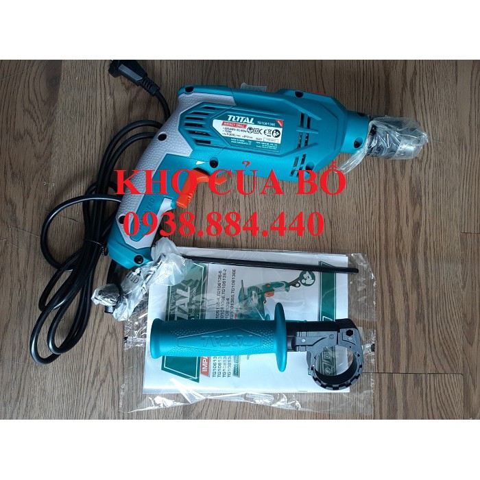 Máy khoan động lực cầm tay Total TG108136 750W, 1.5-13mm