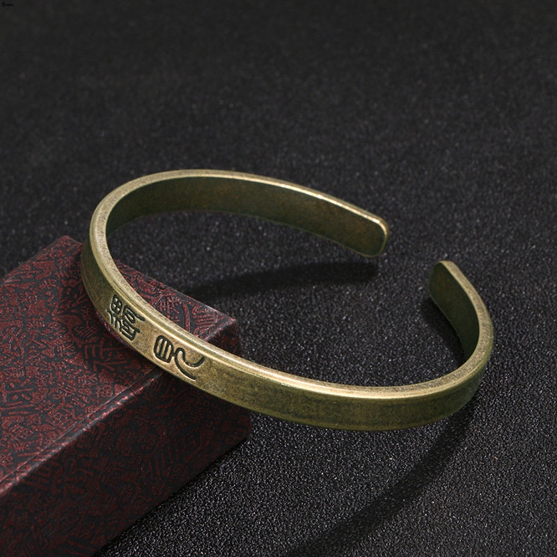 Yueying Vòng Tay Đồng Nguyên Chất Hạnh Phúc Tình Yêu Cho Cặp Đôi Nam Nữ