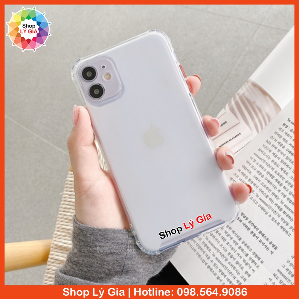 [SIÊU HOT] Ốp lưng silicon chống sốc mặt lưng nhám bảo vệ camera cho iPhone