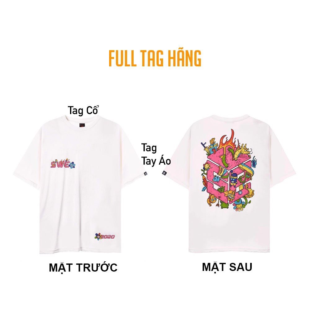 Áo Thun Nam Nữ [ZCrush] Áo Phông Tay Lỡ Tee Basic Thun Form Rộng Unisex  Streetwear Oversize Cổ Tròn