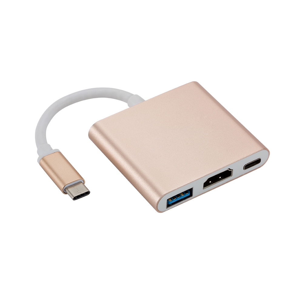 Usb c HDMI Type c Hdmi mac  3.1 Converter Adapter Typec to hdmi HDMI/USB 3.0/Type-C  Aluminum For Apple Macbook adapter