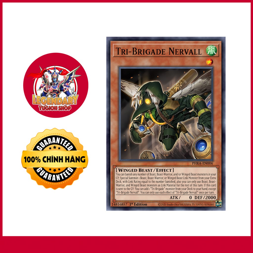 EN-JP]Thẻ Bài Yugioh Chính Hãng] Tri-Brigade Nervall