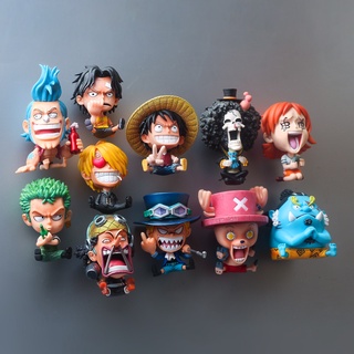 Mô hình One Piece chibi Luffy Zoro Sanji Ace Sabo Nami Robin Choper Usopp Brook Franky Jinbei Boa Hancok Doflamingo Kuma