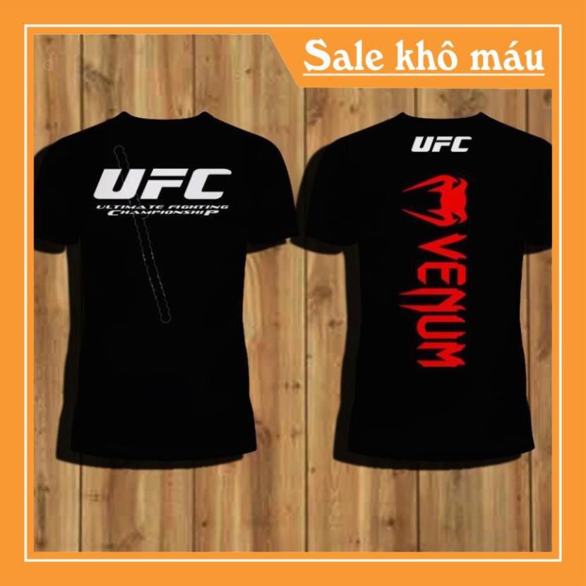Áo thun in hình UFC VENUM màu đen đẹp giá rẻ